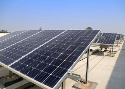 solar panel installation